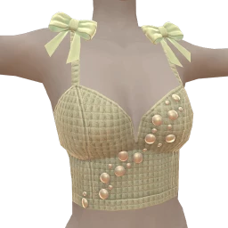 Mon Coeur Bubble Bubble Crop Top