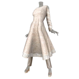 Mondial White Rain Kurta