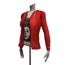 Delirious Squid Hooded Jacket - Red Mask
