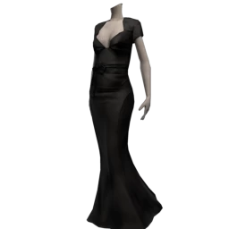 Heiress Evening Gown - Black