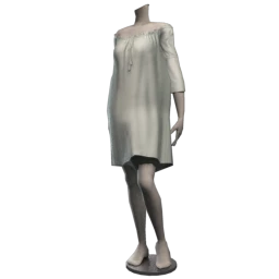 Naked Zebra Ally Ruffle Dress