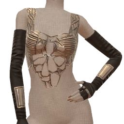 Nova Metallic Mirage Cut Out Crop Top