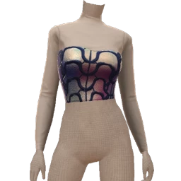 Nova Sci-Fi Purple Future Crop Top
