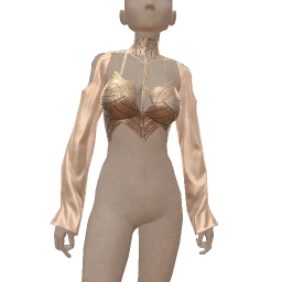 Nova Future In Silver Crop Top