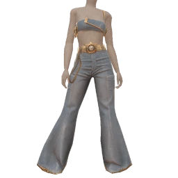 Ikon Elite Couture Belted Watch Jeans With Chained Hems Outfit