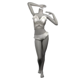 Mahiki Polka Bikini (White)