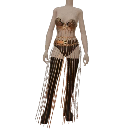 LHC Gold Chain Outfit