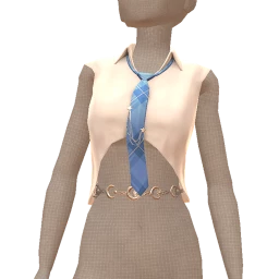 Prevail The Cher Charmont Cropped Shirt