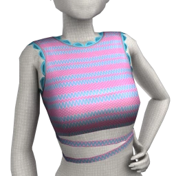 Prevail Ten Million Fireflies Cropped Top