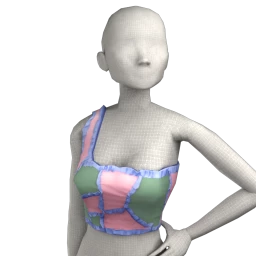 Prevail Quilt Patches Crop Top