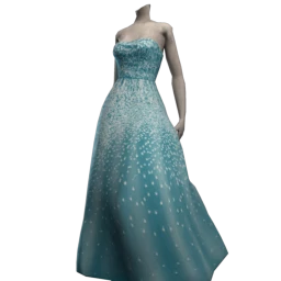 Sparkle Ball Gown - Turquoise