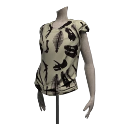 Foal Dino Skeleton Tee