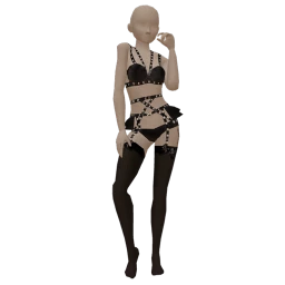 Palermo Dollhouse Cutout Brallete Lingerie Set