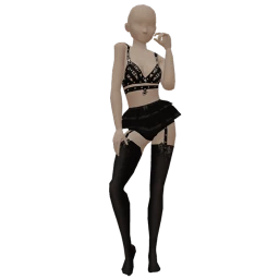 Palermo Dollhouse Statement Bralette Lingerie Set