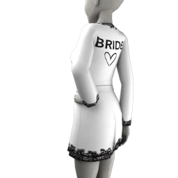 Palermo Bride To Be Dressing Gown - White