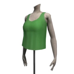 Foal Silk Drape Vest - Spring Green