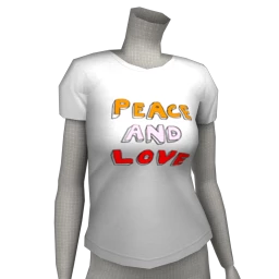 Bella Freud Peace And Love T-shirt