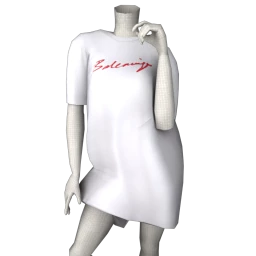 BALENCIAGA - Logo Printed Cotton Signature T-Shirt