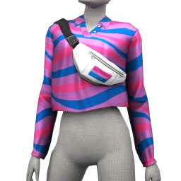 they. No Straight Lines Crop Top