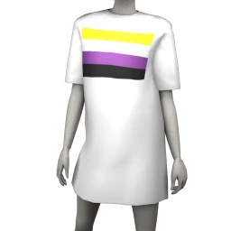 they. Free To Be T-Shirt Dress