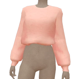 They Baby Pink Wool Sweater