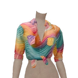 Foal Multicoloured Celebration Crop Top