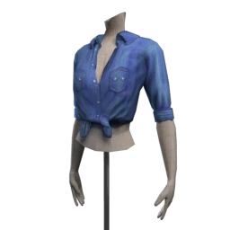 Foal Tied Denim Shirt - Light