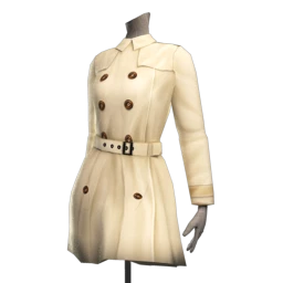 Foal Trench Coat - Cream