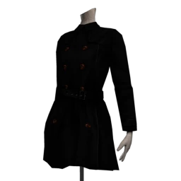 Foal Trench Coat - Black