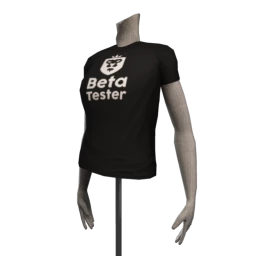 Female Closed Beta Tester T-Shirt - Black