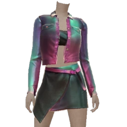 Cosmos Shimmer Gradient Party Outfit