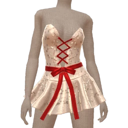 USAesthetics White Gliiter Mini Dress