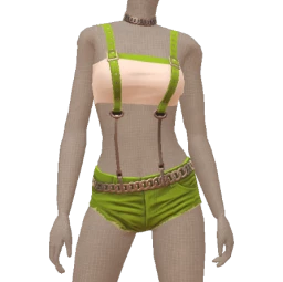 USAesthetics Green Harness Outfit