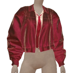 USAesthetics Burgundy Oversize Jacket And Shirt
