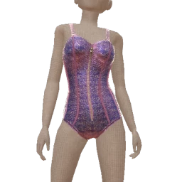 Cloud Nine Purple Shiny Bodysuit