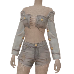 USAesthetics Denim On Denim Outfit