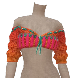 USAesthetics Peach Gush Crop Top