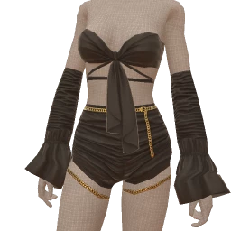 Mahiki Midnight Gold Chain Co-Ord