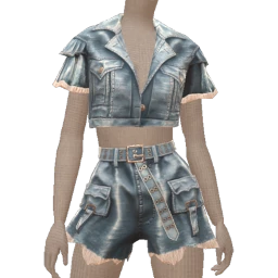 USAesthetics Blue Wash Denim Co-Ord