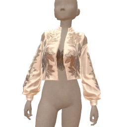 USAesthetics White Winter Forest Jacket