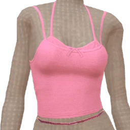 Cloud Nine Pink Layered Cami Chain Top