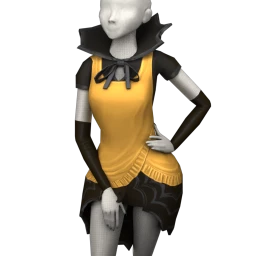 SHFTR Golden Vampire Waitress Uniform