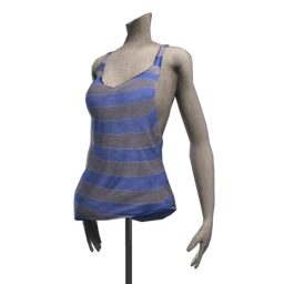 Stripy Slouch Vest