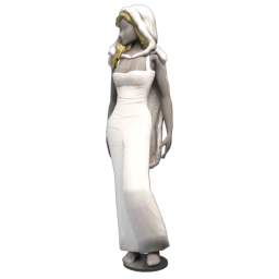 Clara Snow Fur Bridal Gown