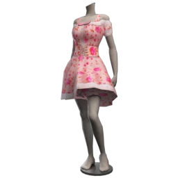 Yume Strawberry Pink Sun Dress