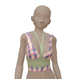 Yume Soft Squares Crop Top