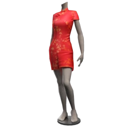 Elegant Blossom Cheongsam Outfit