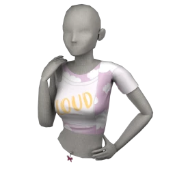 Yume Sunset Clouds Crop Top