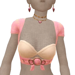 Yume Pink Rebel Cutout Top