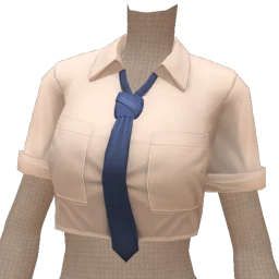Yume Casual Cropped School Shirt